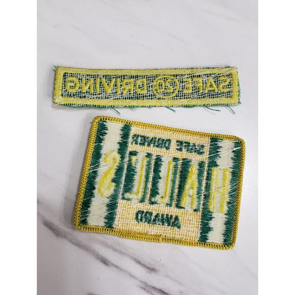 LOT 2 Hall’s Freight Trucking Trucker Sew On Patch 3”Hat 70s Rare Truck Driver - Picture 4 of 4